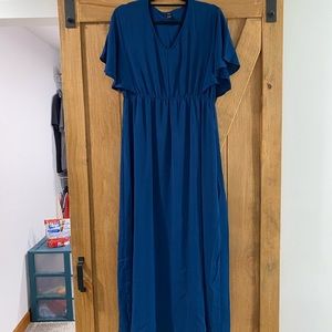 SHEIN Royal Blue Maxi Dress